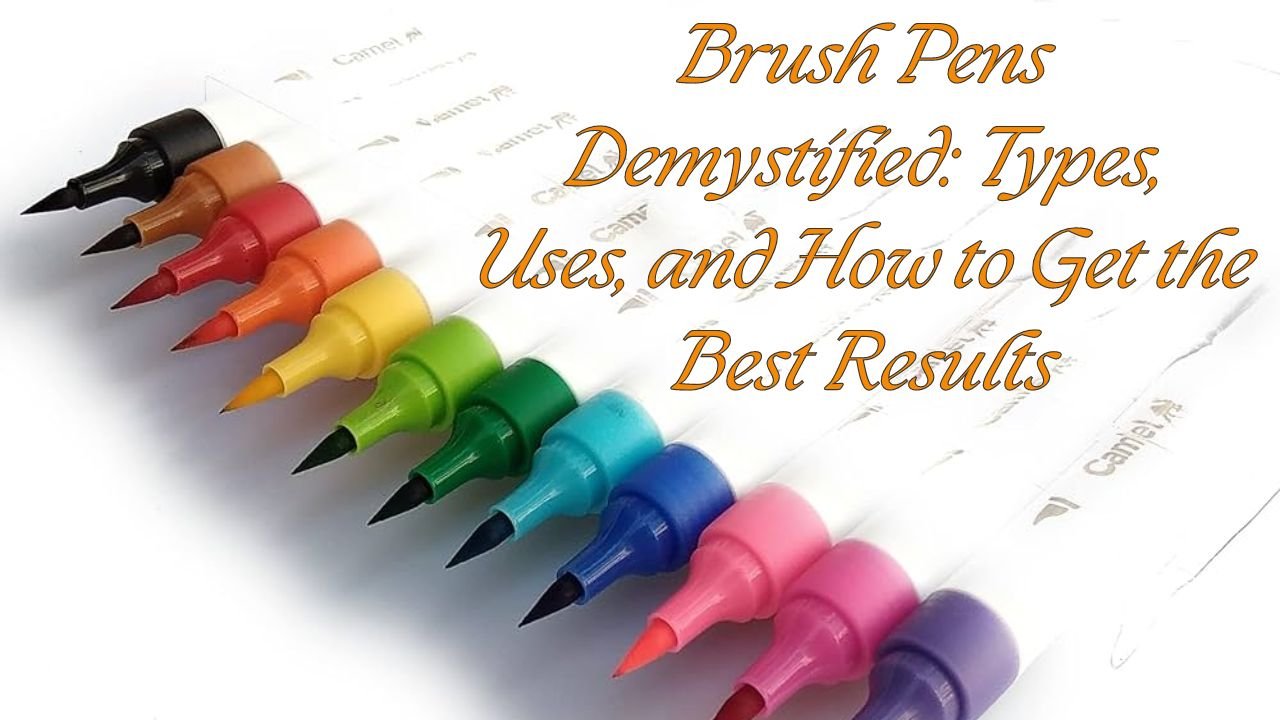 Brush Pens Demystified: Types, Uses, and How to Get the Best Results