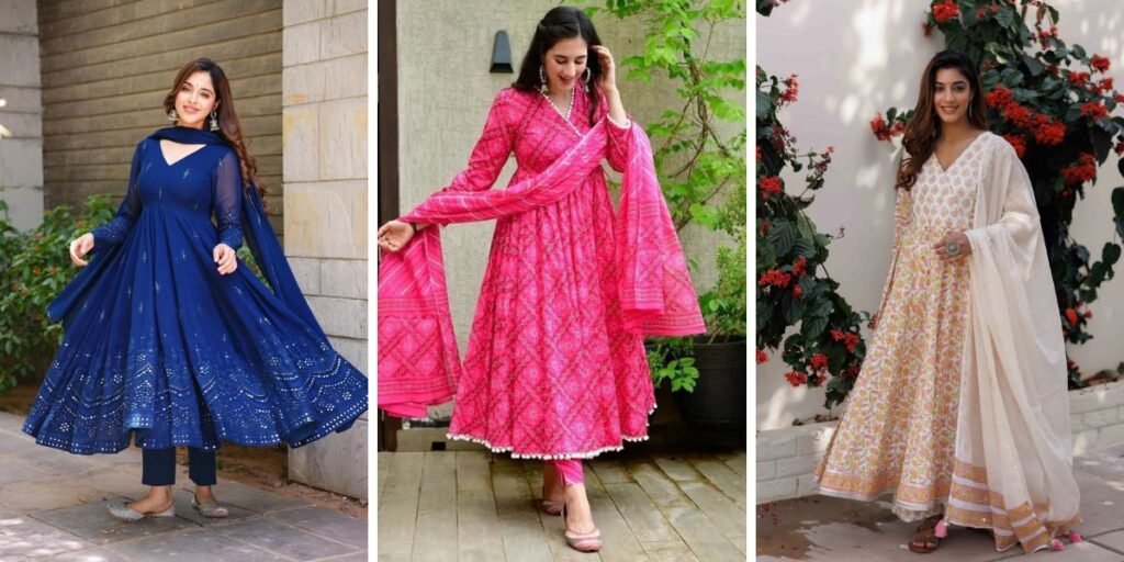 Anarkali Kurti: The Regal Attire