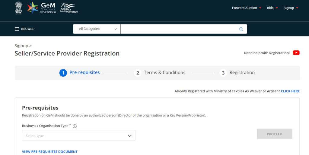 How to Register on the GEM Portal?